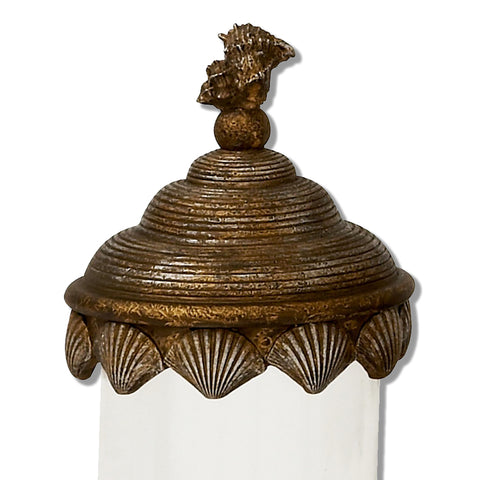 Urban Designs The Beach 3-Piece Decorative Glass Canister Set