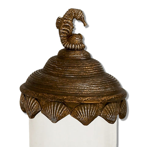 Urban Designs The Beach 3-Piece Decorative Glass Canister Set
