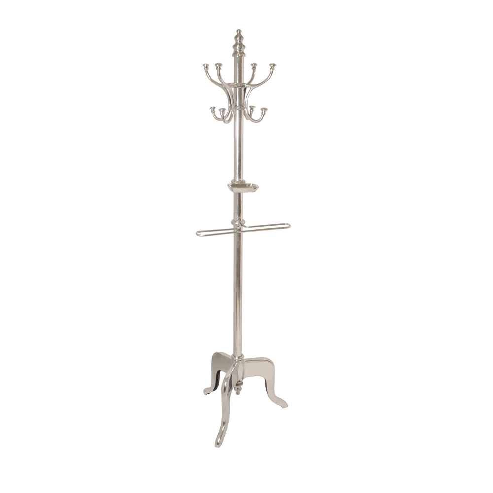 Urban Designs 70-Inch Aluminum Coat Rack - Silver