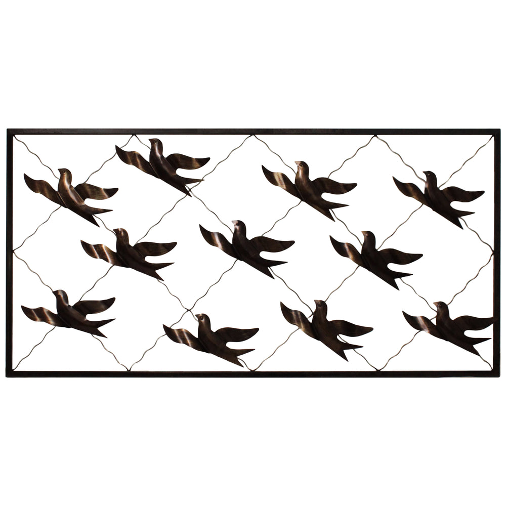 Urban Designs Bird Migration Handcrafted Metal Wall Art