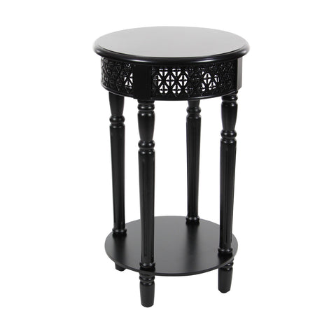 Urban Designs California Collection Wood Round Side Table