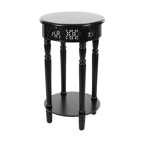 Urban Designs California Collection Wood Round Side Table