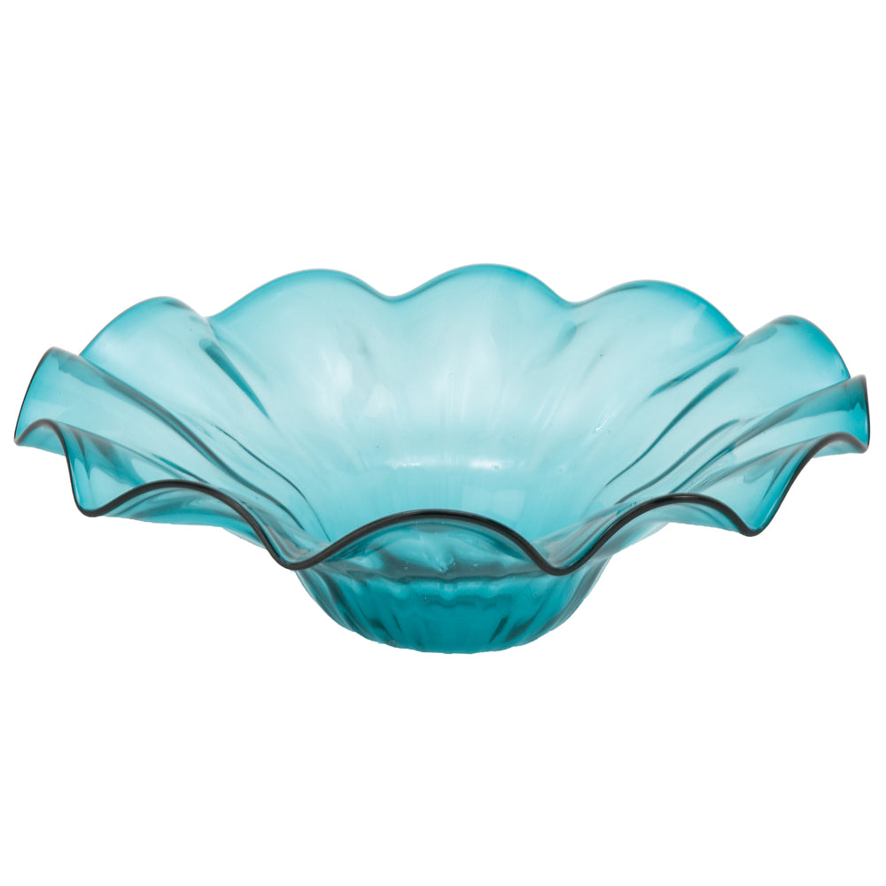 Urban Designs Aqua 19" Large Decorative Glass Bowl