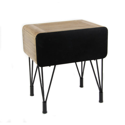 Urban Designs Dana Point Collection 1-Drawer Wooden Side Table