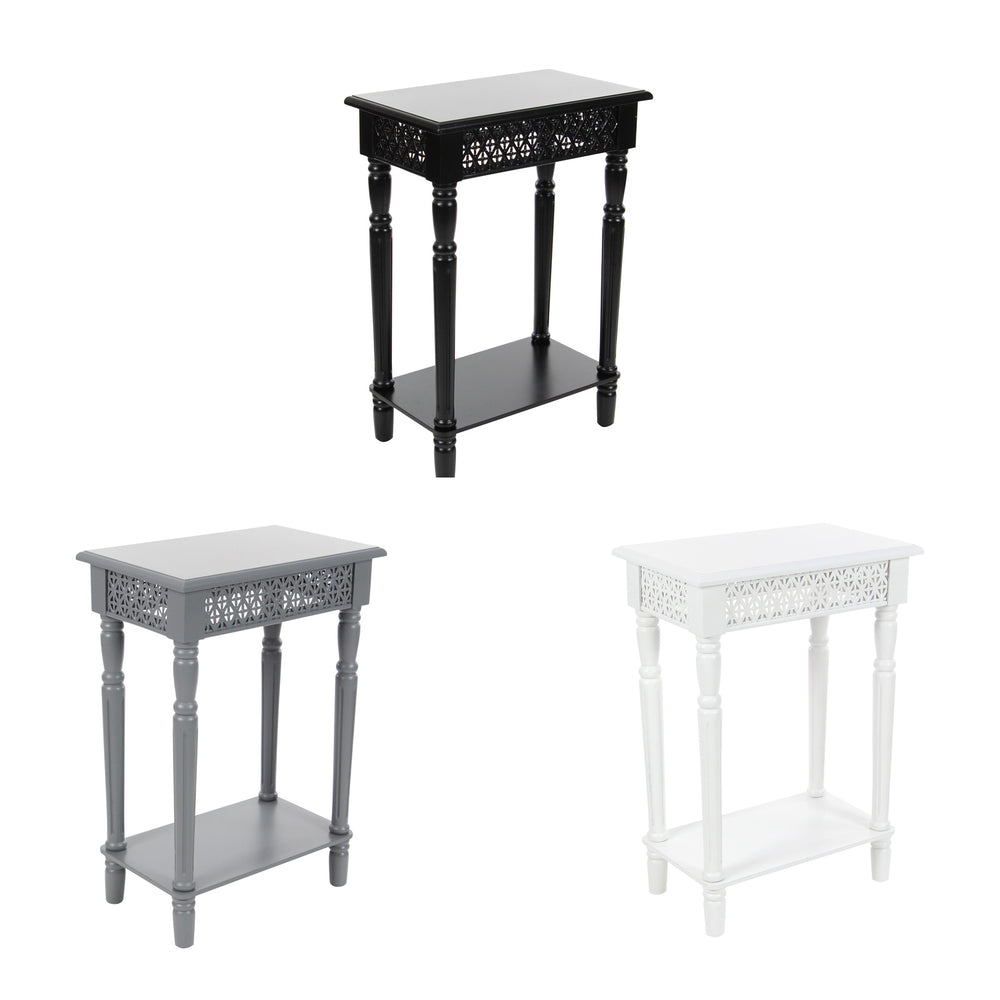 Urban Designs California Collection Wood Rectangular Side Table