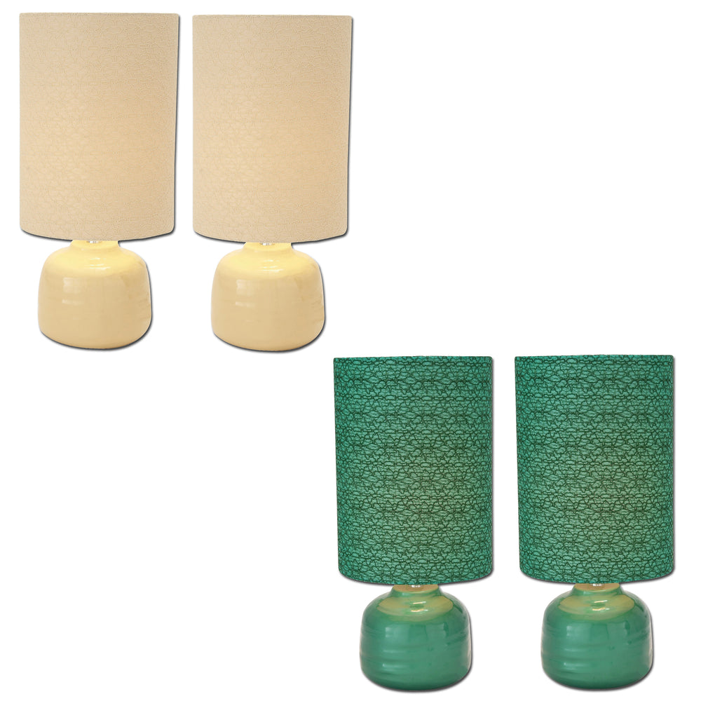 Urban Designs Sofia Ceramic Table Lamps - Set of 2