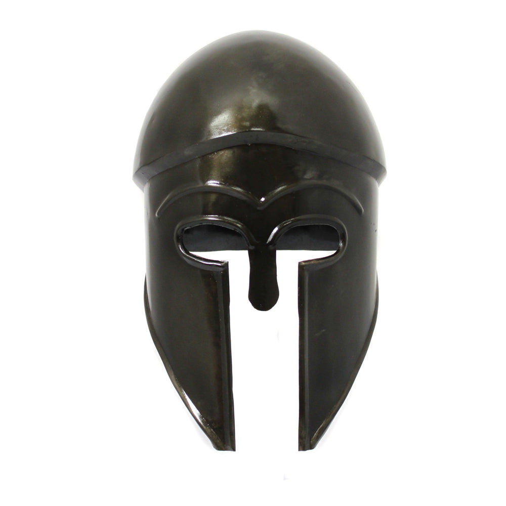 Urban Designs Antique Replica Greek Corinthian Armor Helmet - Ancient Brown