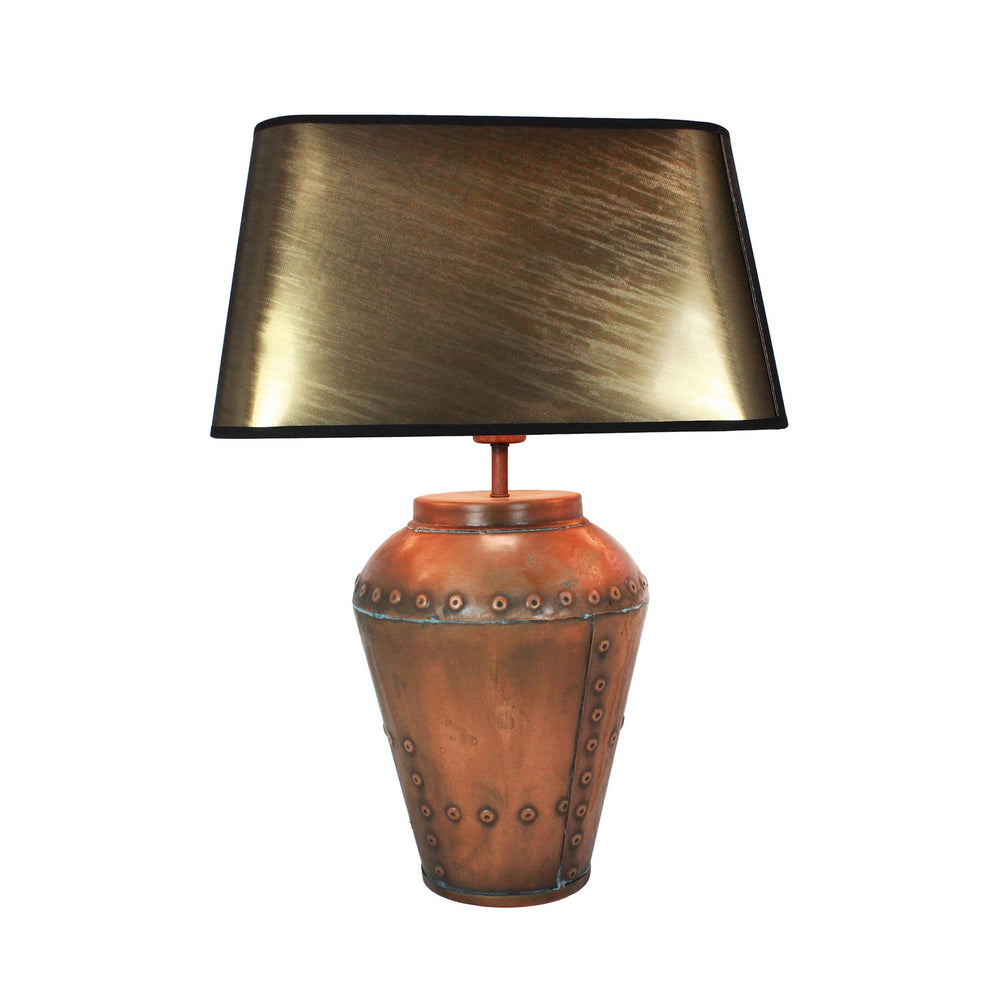 Urban Designs 23-Inch Antique Copper Metal Table Lamp