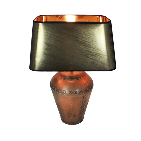 Urban Designs 23-Inch Antique Copper Metal Table Lamp