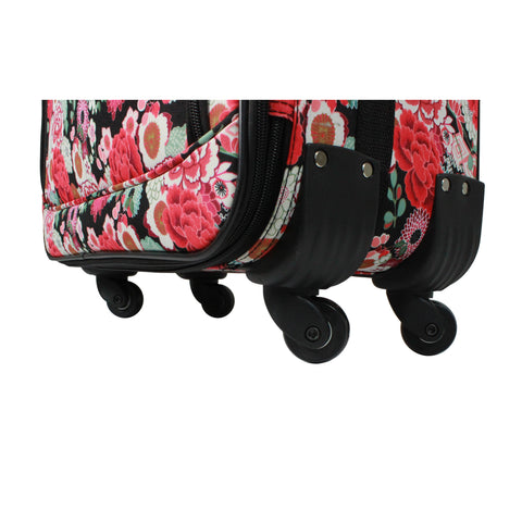 World Traveler 3-Piece Rolling Expandable Spinner Luggage Set
