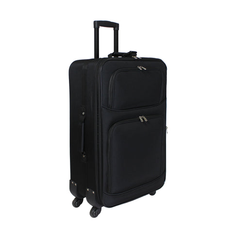 World Traveler 3-Piece Rolling Expandable Spinner Luggage Set