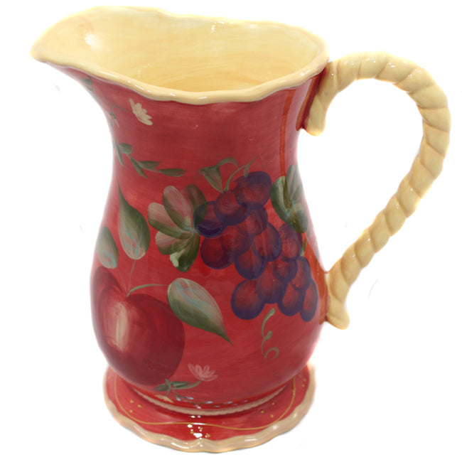 Sandy's Orchard Hand-painted Water Pitcher