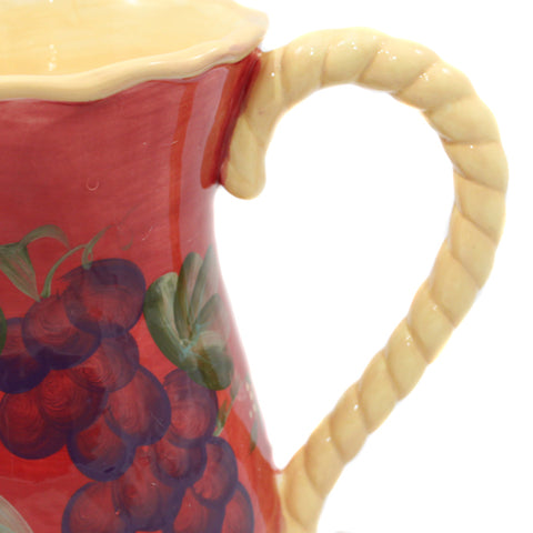 Sandy's Orchard Hand-painted Water Pitcher