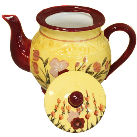 Floral Garden Collection Hand-Painted teapot