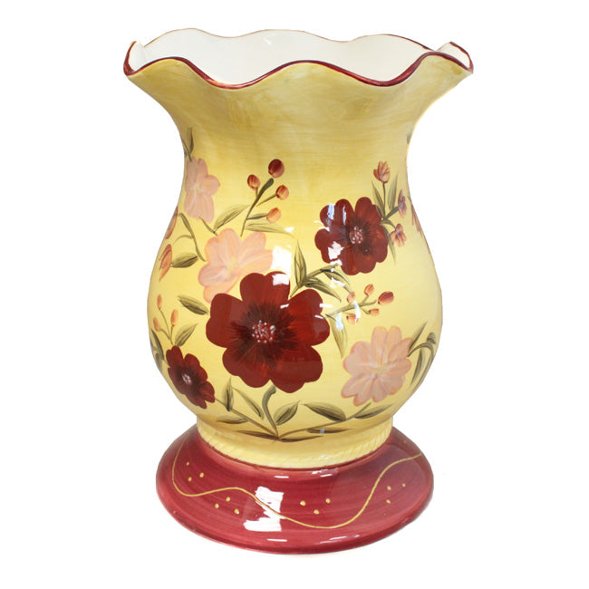 Floral Garden Hand-Painted Decorative Vase