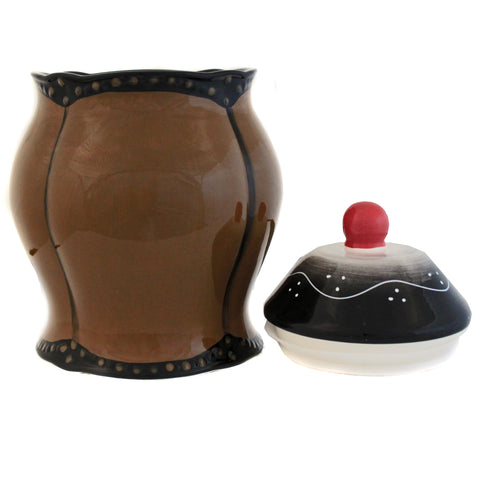 Cafe Collection Hand-painted Cookie Jar