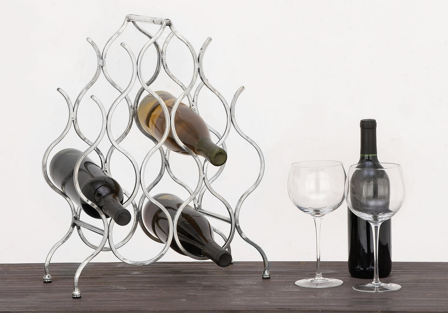 Urban Designs Anabelle 8-Bottle Metal Wine Rack