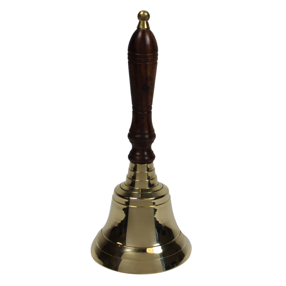 Urban Designs School And Classroom Handcrafted Antiqued Solid Brass Bell