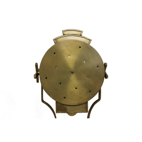 Urban Designs 82-Inch Gold Round Cinema Studio Spotlight Floor Tripod Lamp