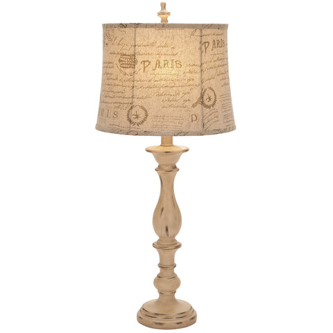 Urban Designs French Connection Candlestick Style 34" Table Lamp - Set of 2