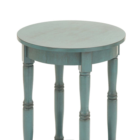 Urban Designs Seaside Solid Wood 29" Side And Accent Table