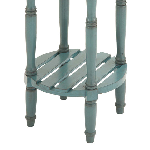 Urban Designs Seaside Solid Wood 29" Side And Accent Table