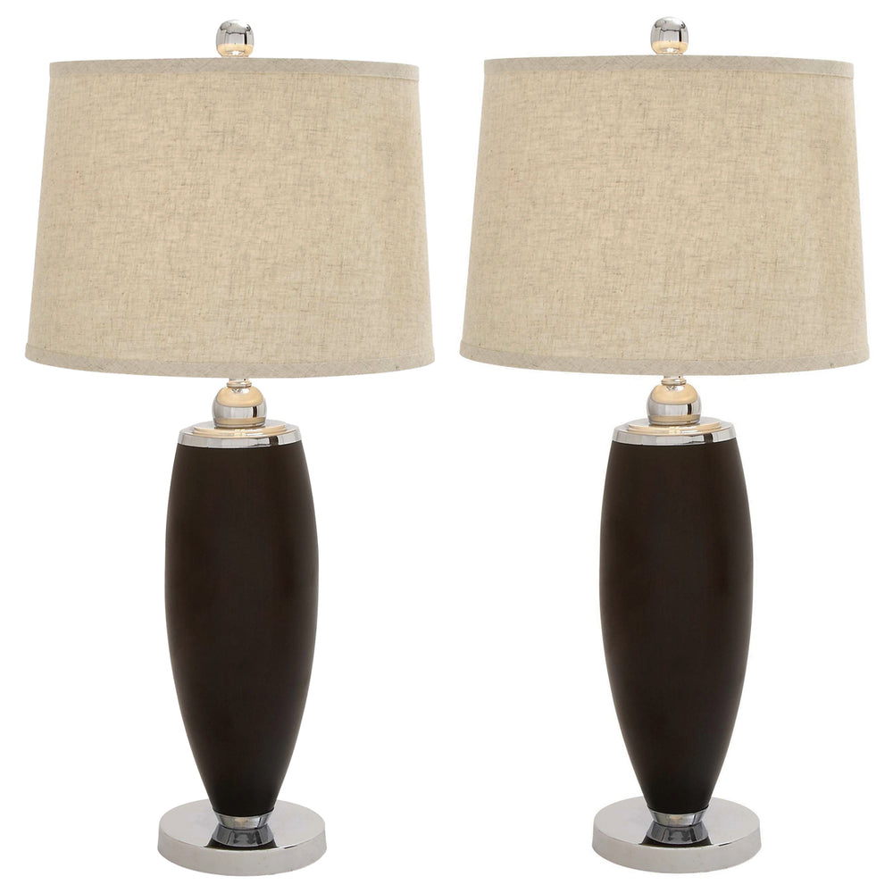 Urban Designs The Whitman Classic Polystone Table Lamp - Set of 2