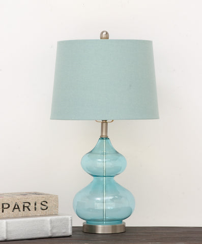 Urban Designs Fiona Glass Table Lamp - Set of 2