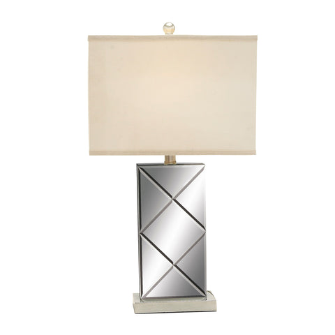 Urban Designs Chrome Mirror 26" Table Lamp - Set of 2