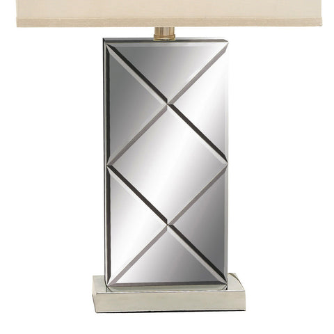 Urban Designs Chrome Mirror 26" Table Lamp - Set of 2