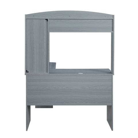 Urban Designs L-Shaped Desk with Hutch - Grey