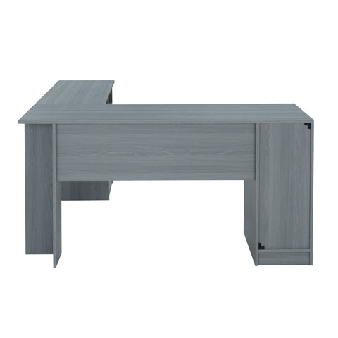 Urban Designs L-Shape Desk with Storage - Grey