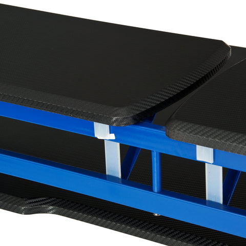 Urban Designs Faux Carbon Fiber Gaming Desk - Blue
