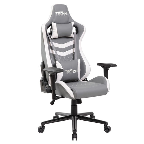 Modern Design Ergonomic High Back Racer Style Video Gaming Chair Two Tone