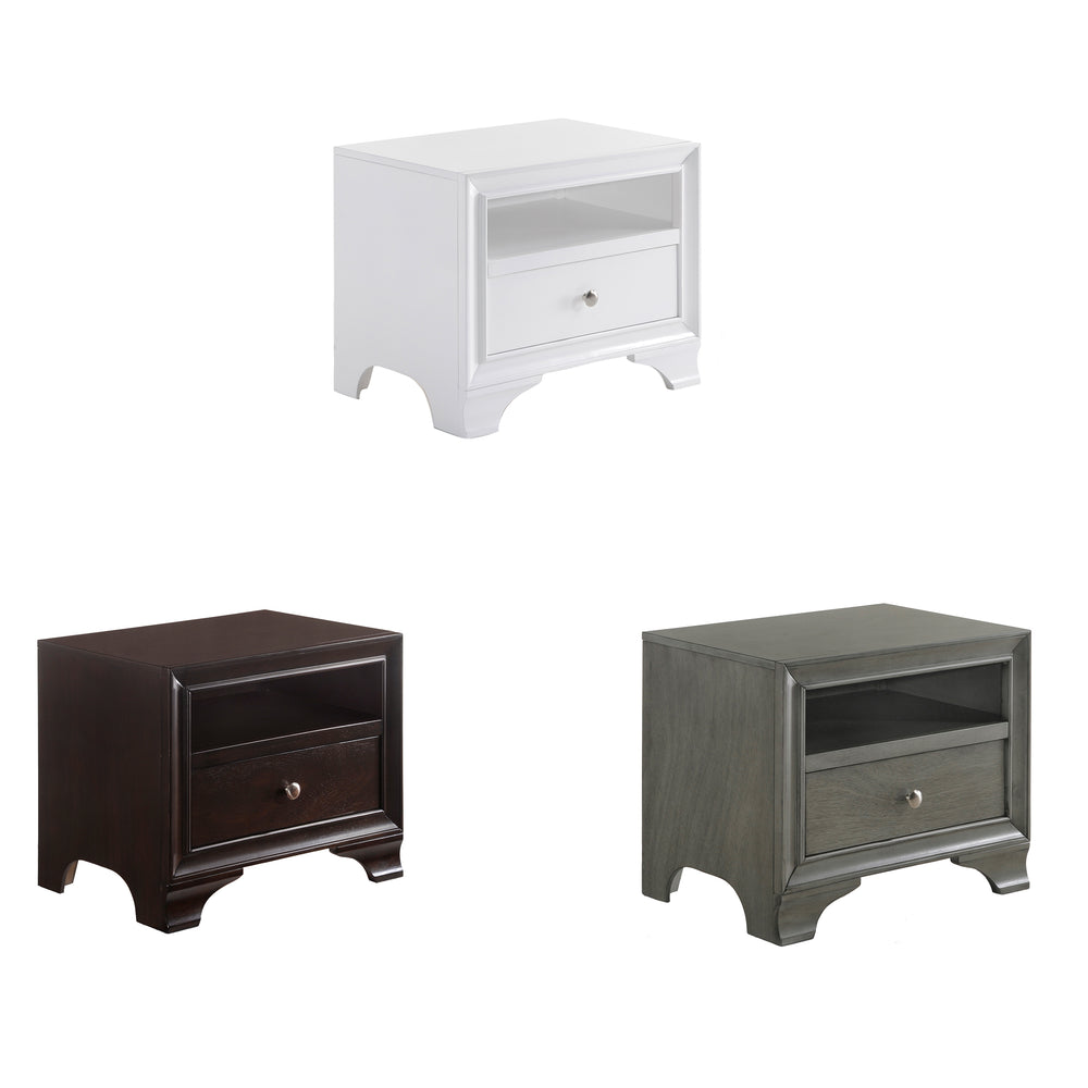 Urban Designs Brandon Collection 1-Drawer Nightstand