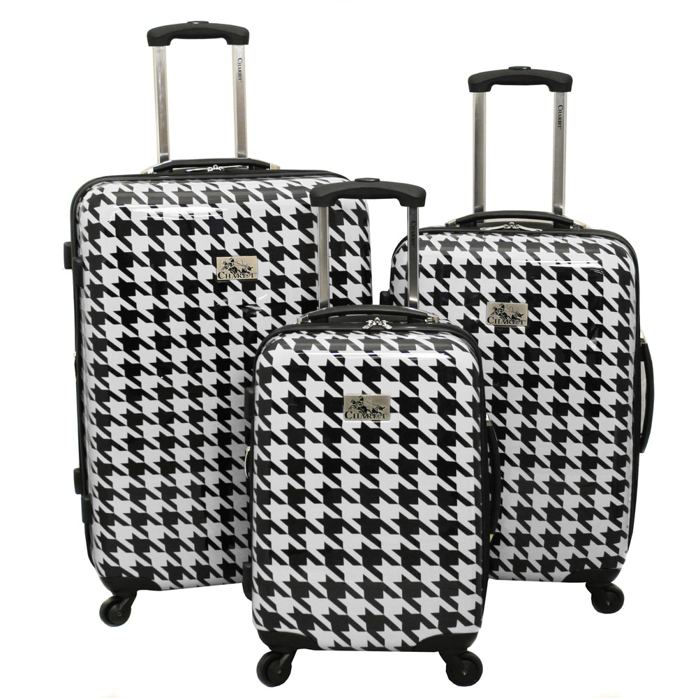 Chariot Houndstood 3-Pc Hardside Lite Expandable Spinner Luggage Set