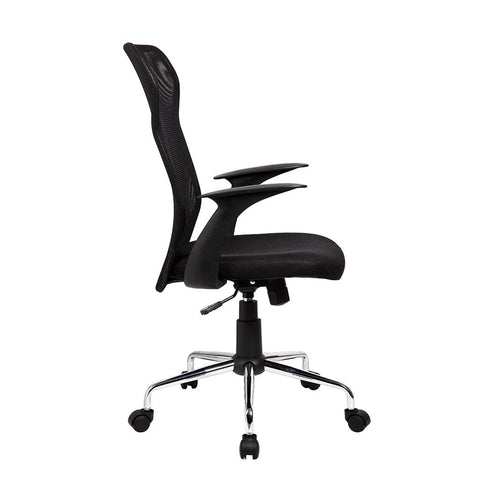 Office Express Medium Back Mesh Assistant Office Chair - Black