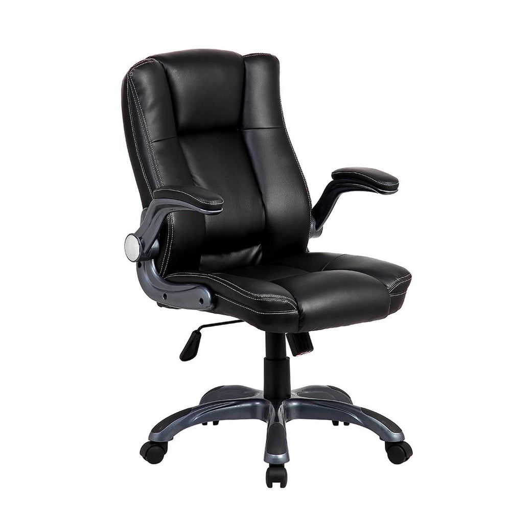 Office Express Adjustable Medium Back Manager Office Chair - Black