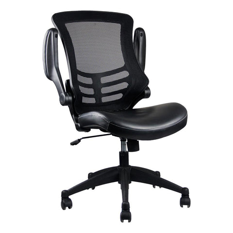 Mid-Back Deluxe Mesh Office Task Chair - Black