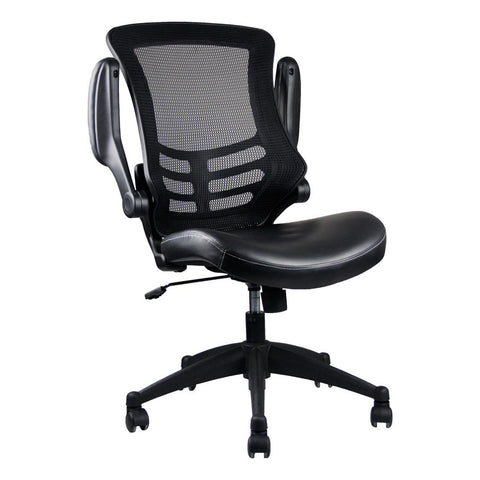 Mid-Back Deluxe Mesh Office Task Chair - Black