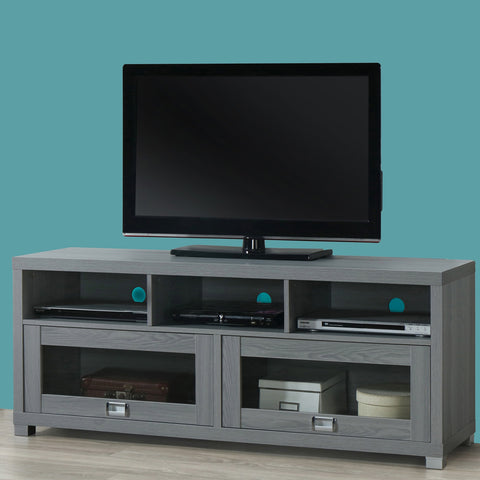 Urban Designs Brighton Console Style TV Stand for TVs up to 60-inch - Grey