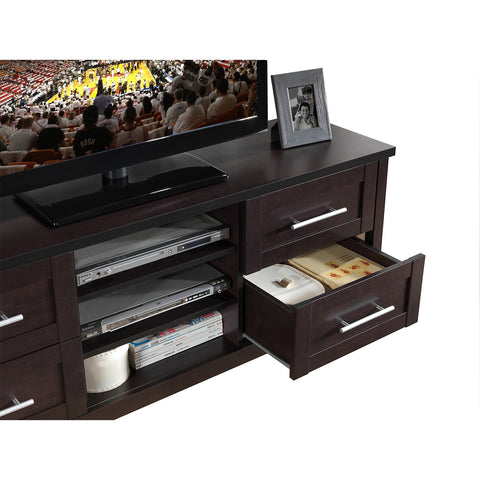 Modern Designs 4-Drawer TV Stand Console For TVs Up To 70 Inches - Espresso