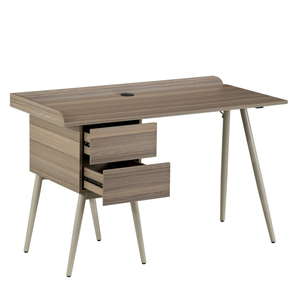 Urban Designs Wood Patterns Laminated Computer Desk with Drawers