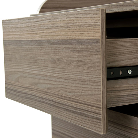 Urban Designs Wood Patterns Laminated Computer Desk with Drawers