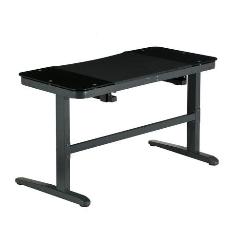 Urban Designs Top Performer Pneumatic Adjustable Sit to Stand Desk - Black