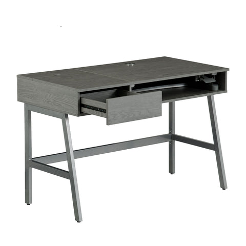 Urban Designs Stand-Up Pneumatic Adjustable Sit to Stand Desk - Grey