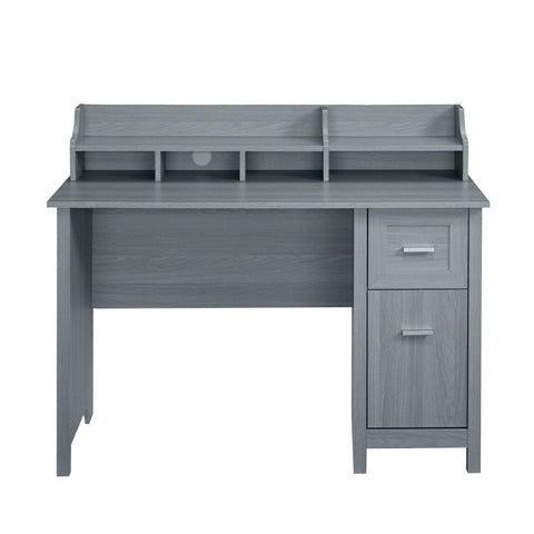 Urban Designs Classic Office Desk with Storage - Grey