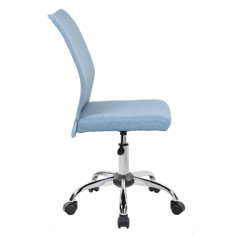 Modern Designs Armless Computer Task Chair - Blue