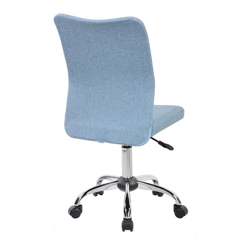 Modern Designs Armless Computer Task Chair - Blue