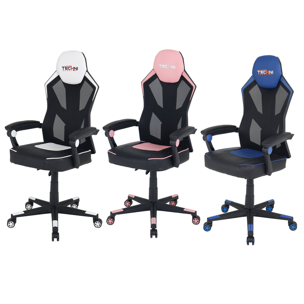 Urban Designs Ergonomic Mesh High Back Racer Style Video Gaming Chair